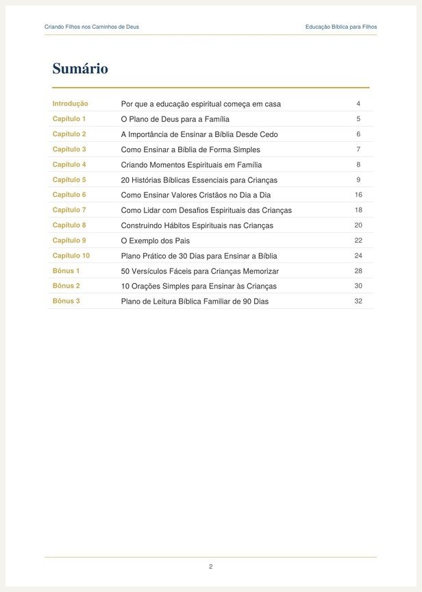 Prévia do sumário do guia